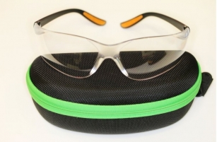 Okulary ochronne nieparujące w futerale 