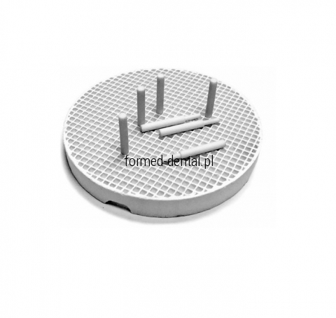 Podstawka porcelanowa z pinami ceramicznymi 